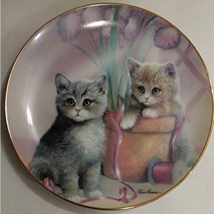 Playful Companions from Kitten Cousins by Danbury Mint Collector Plate